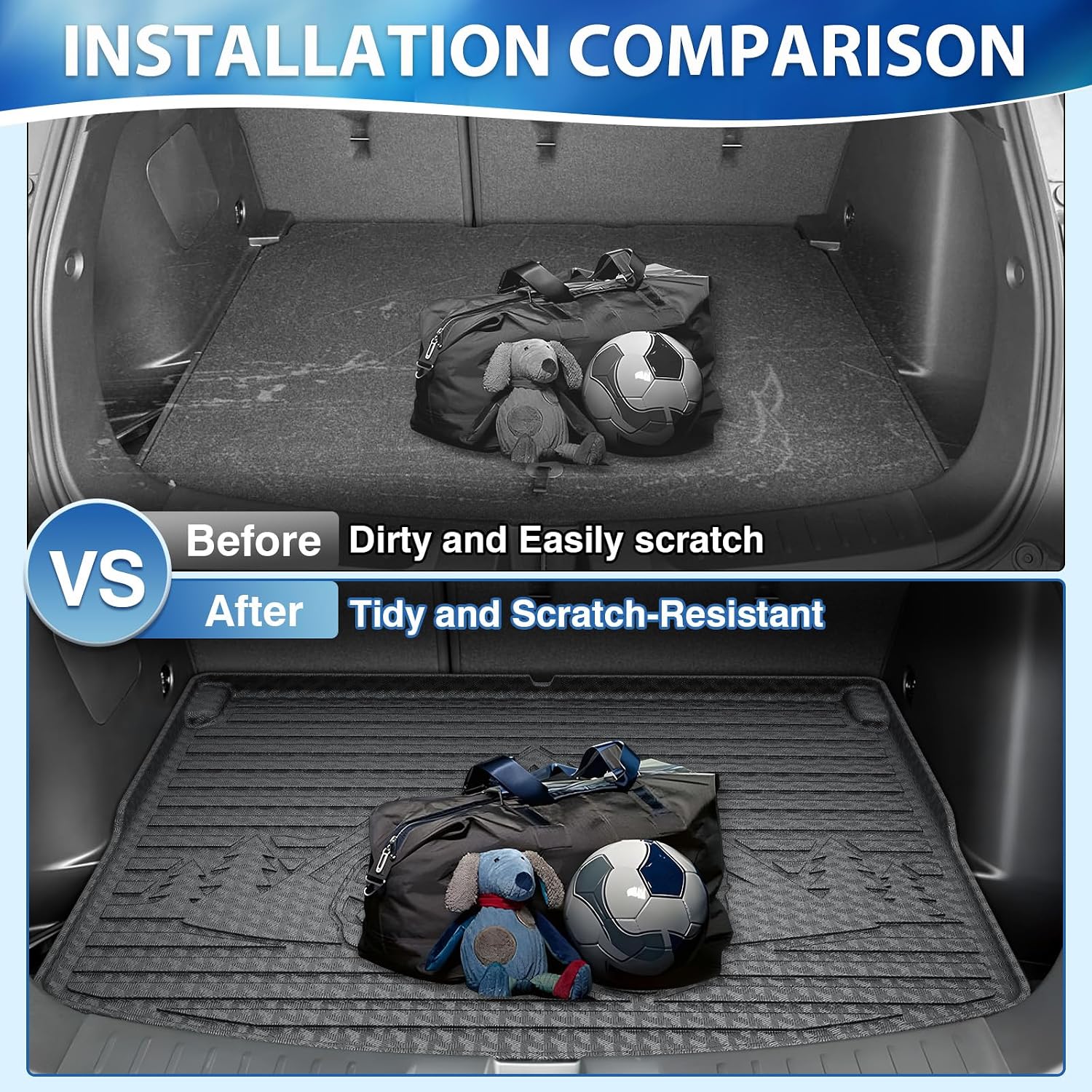 Detalle de FIILINES cargo mat for Chevy Trailblazer