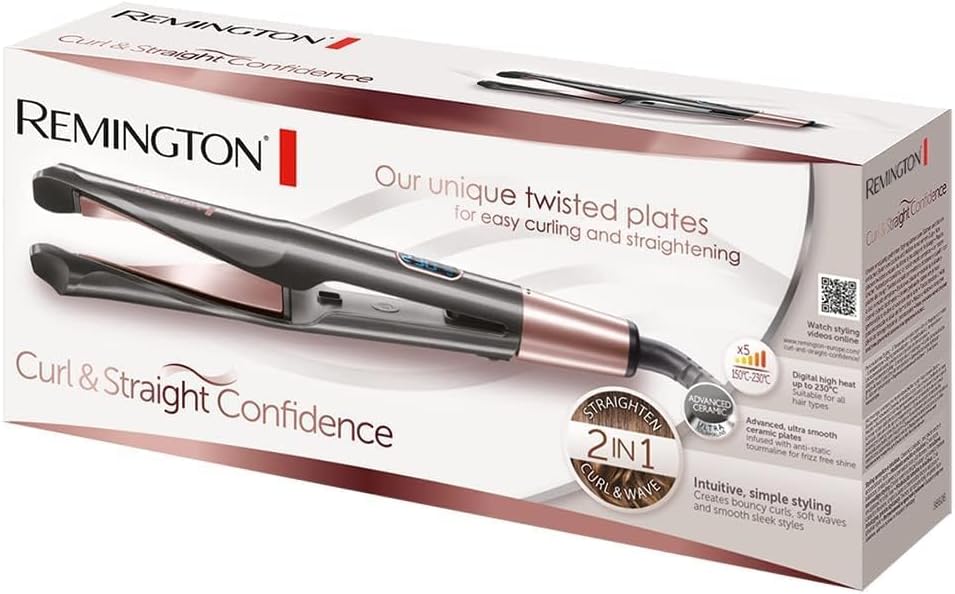 Detalle 2 de Remington S6606: styler 2-in-1 con piastre oscillanti e temperatura regolabile