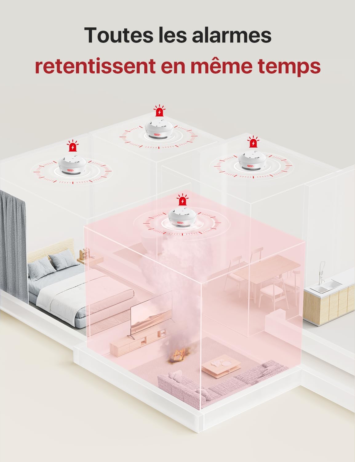 Detalle 2 de X-Sense XS01-WR détecteur de fumée ⚡
