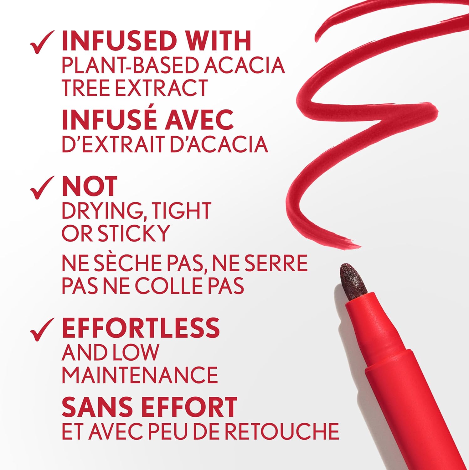 Detalle 2 de COVERGIRL Outlast Lipstain, Natural Blush 65, Buildable Transfer-Proof Colour