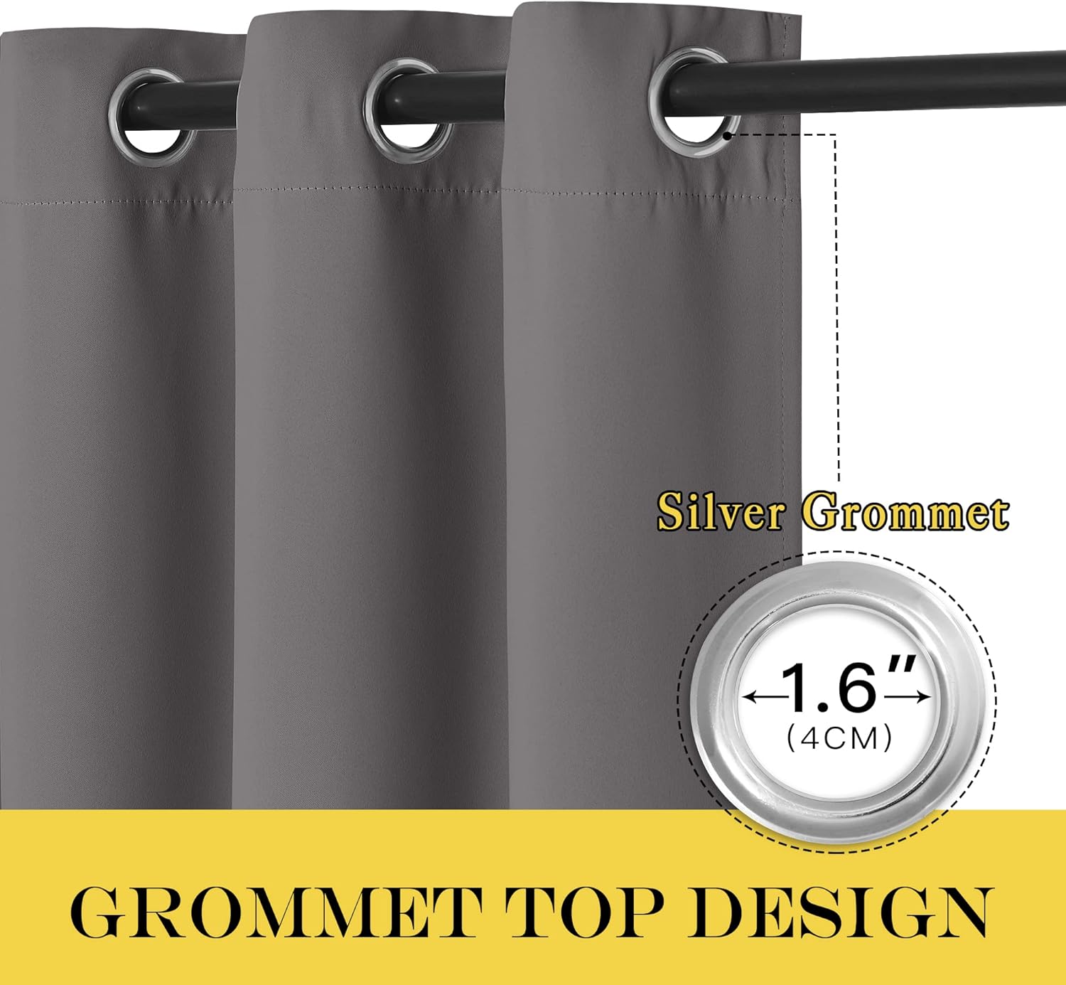 Thumbnail 2 de NICETOWN 84-inch Blackout Patio Curtains 📐