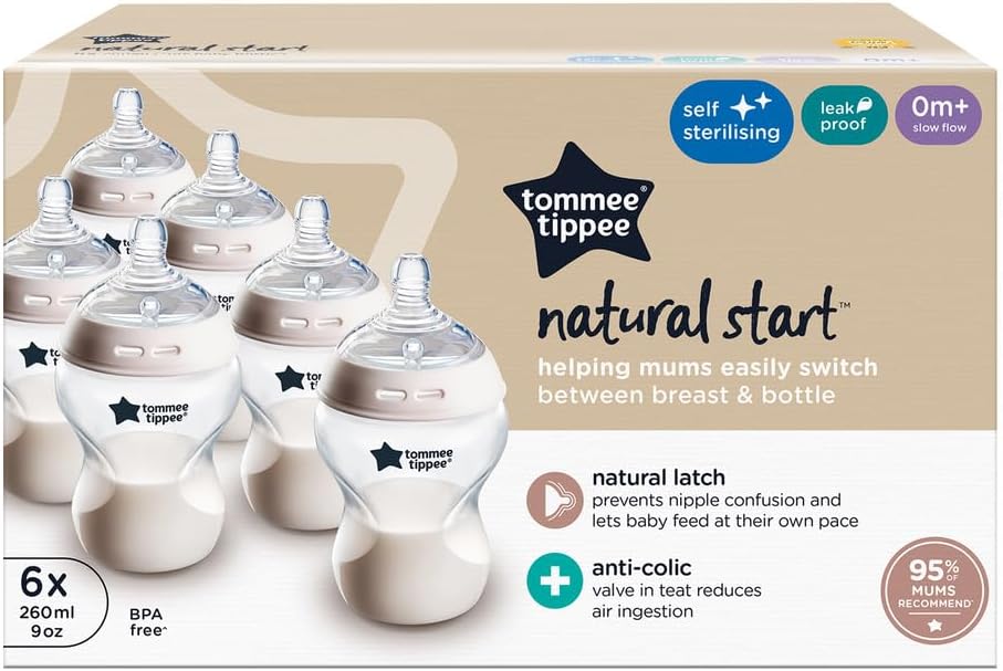Thumbnail 1 de Tommee Tippee Natural Start Biberon Anti-Colica 260 ml – Pacco da 6 pezzi