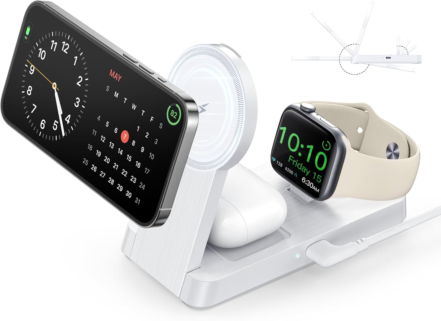 Thumbnail 6 de Kailwokk 3 in 1 Magnetic Wireless Charger