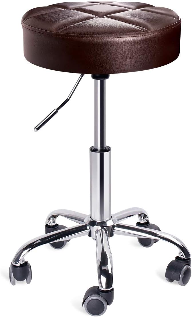 Detalle de Swivel beauty stool 14 inch seat