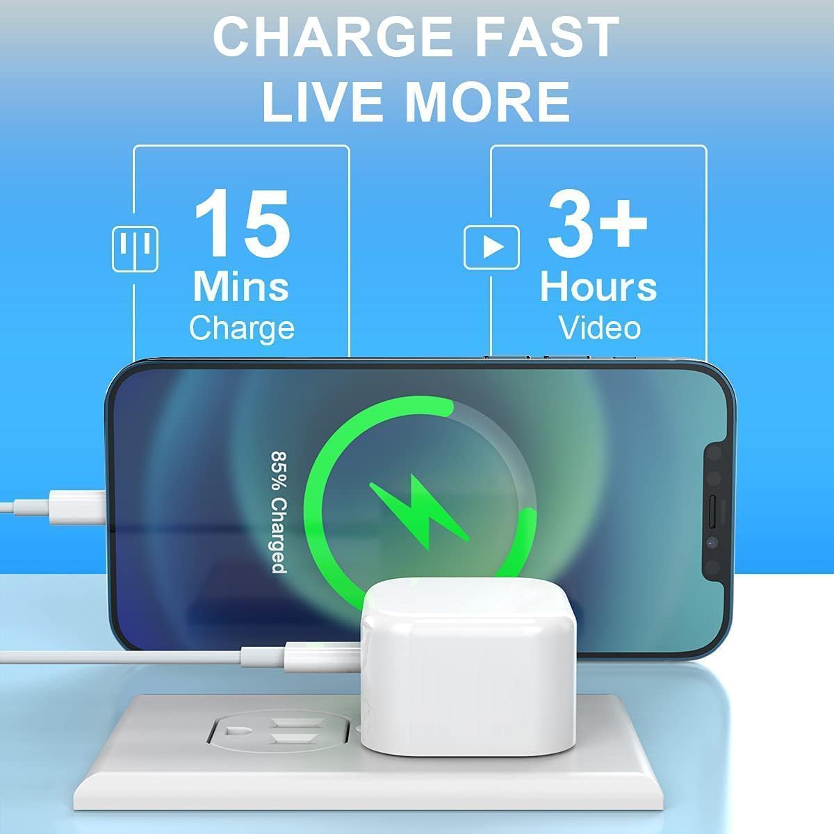Thumbnail 6 de USB C Charger Plug 40W 2‑Pack