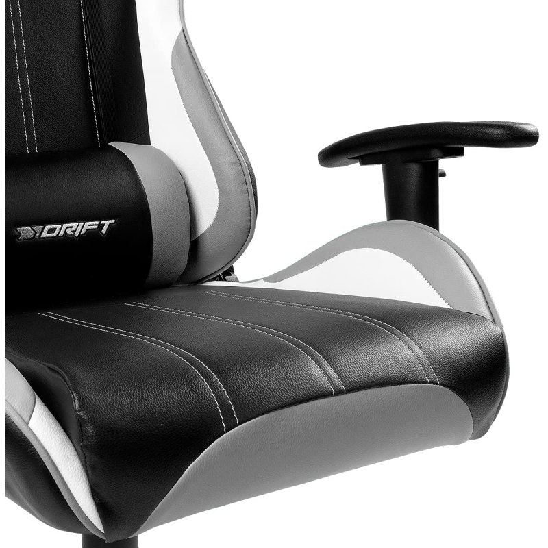 Detalle 2 de Drift DR175 Silla Gaming Negra/Gris: ergonomía y comodidad para largas sesiones