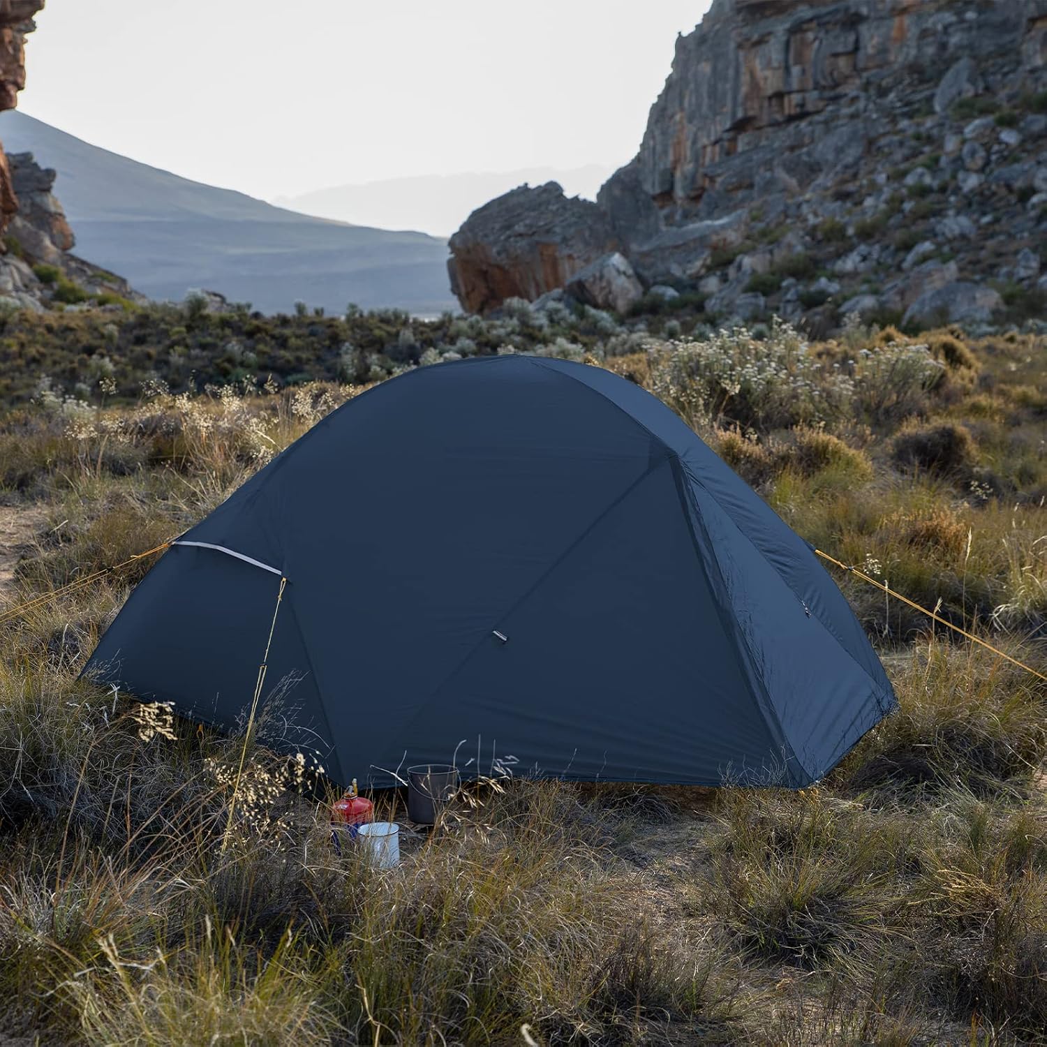 Detalle 2 de Naturehike Mongar ultraleichtes 2-Personen-Kuppelzelt wasserdicht & winddicht