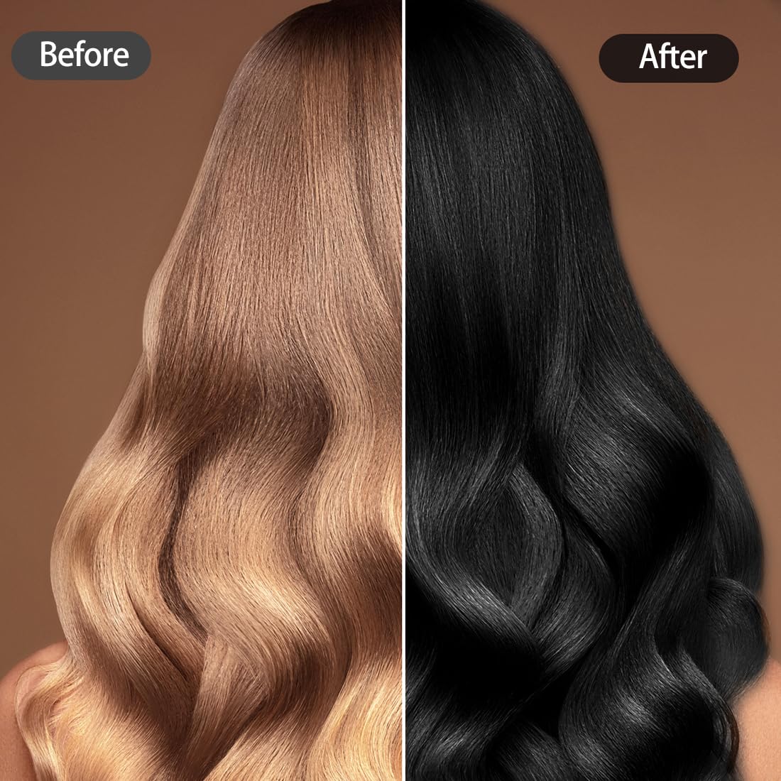 Thumbnail 1 de JELMOK Haarfärbeshampoo 3in1 – 500 ml Schwarz, gegen Grauhaar, sofort sichtbar
