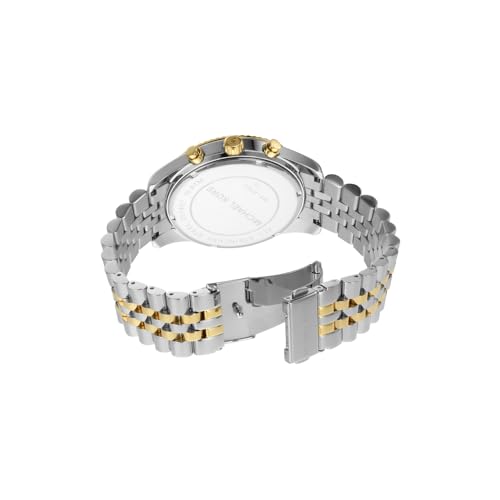 Thumbnail 4 de Michael Kors Lexington Chronograph: cinturino in acciaio argento e oro, MK8344