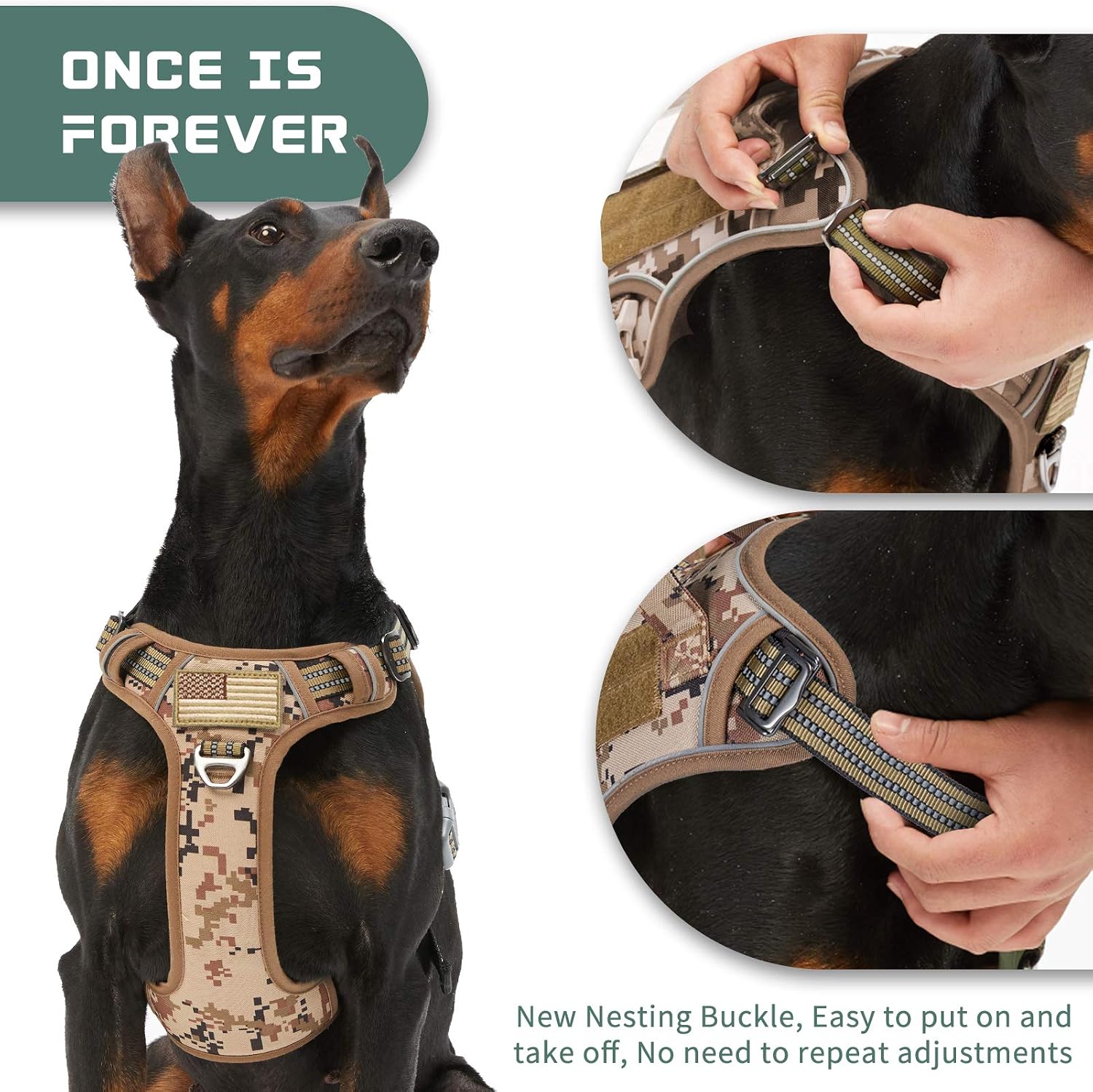 Detalle 2 de BUMBIN Tactical Dog Harness XL