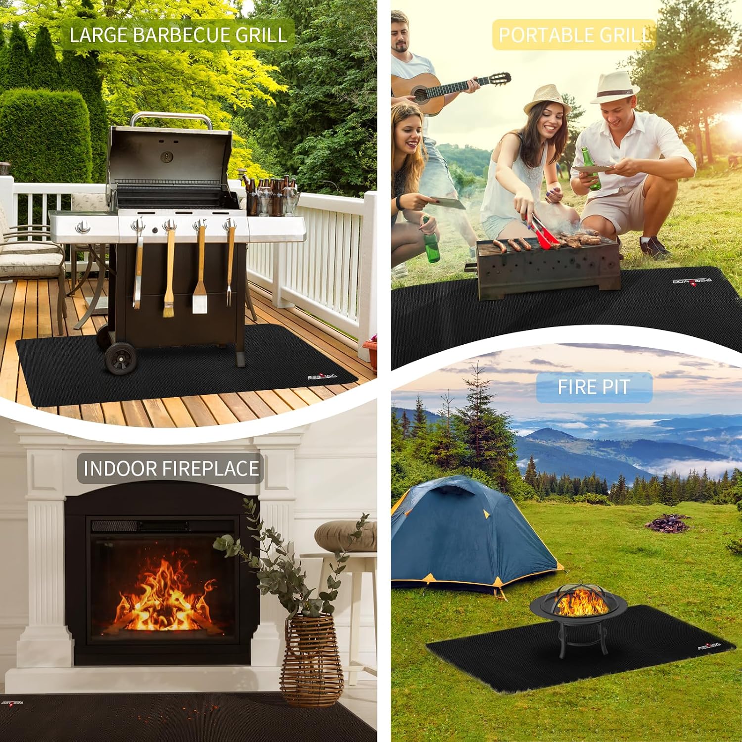 Thumbnail 5 de RERAMDO Grill Mat 48 x 30 Inch
