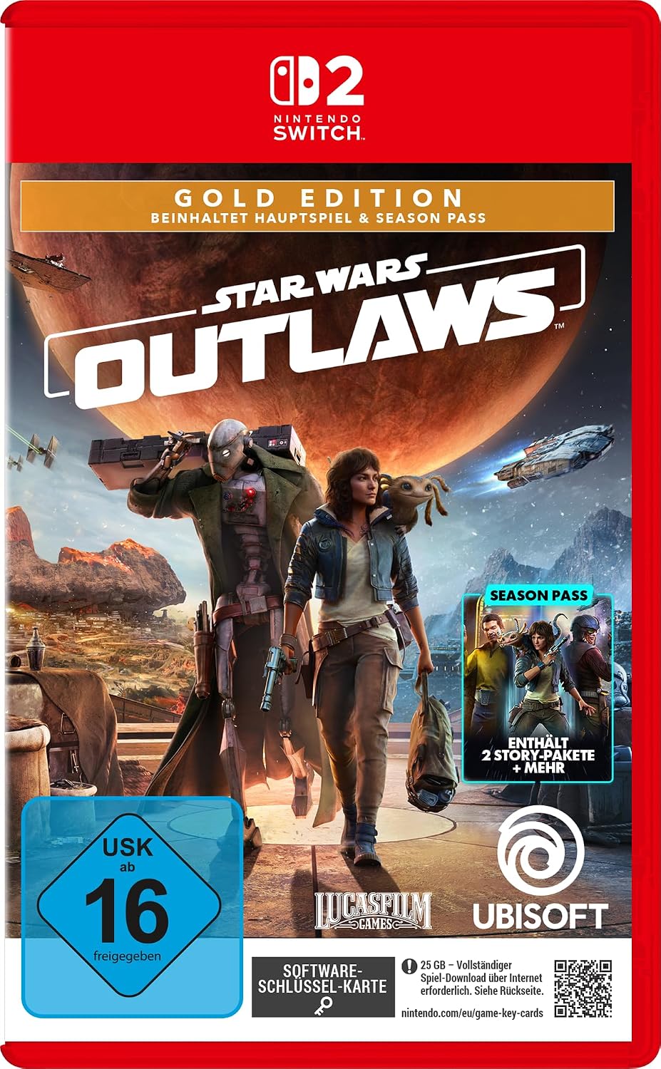 Detalle 2 de STAR WARS OUTLAWS GOLD EDITION SWITCH 2