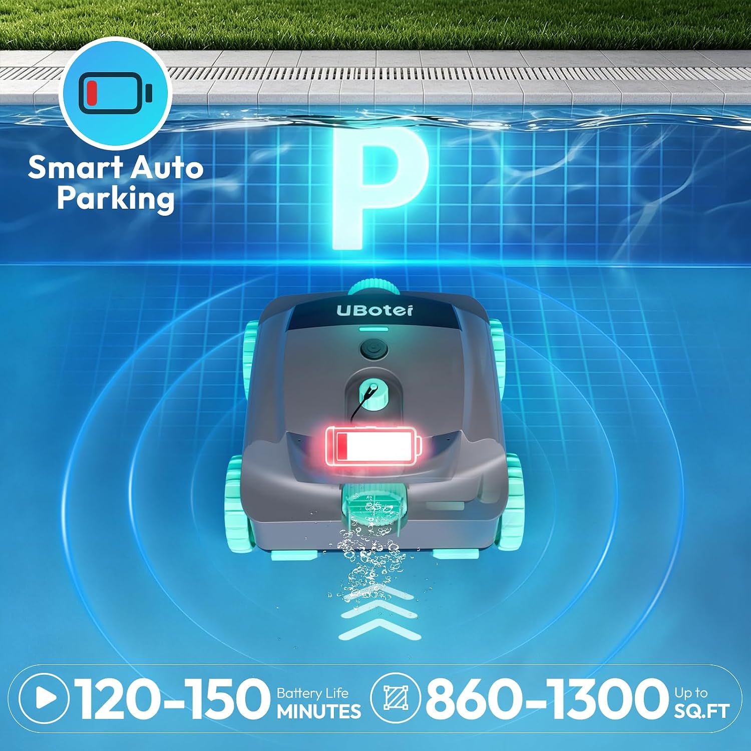 Thumbnail 5 de UBoter Robotic Pool Cleaner E10