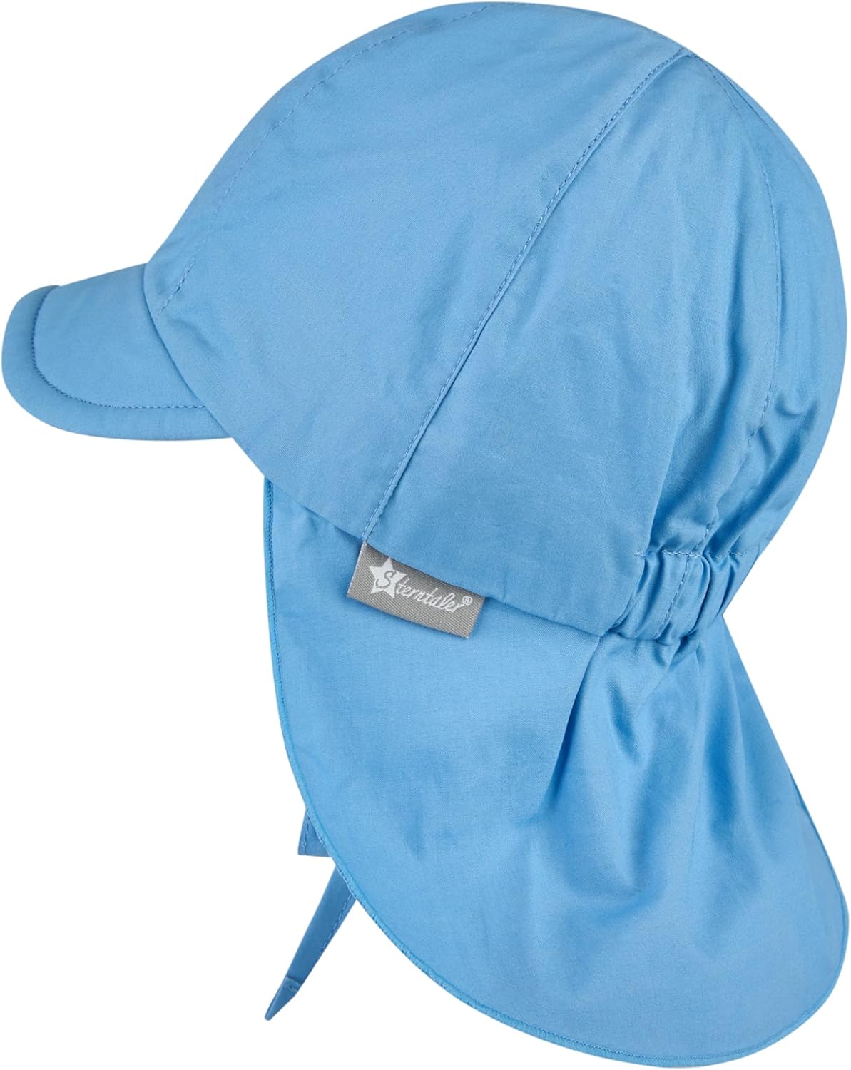 Thumbnail 3 de Sterntaler Schirmmütze Nacken - Unisex Bio-Baumwolle, UV 50+, mit Nackenschutz und Ohrenklappen (49, Blau Samtblau)