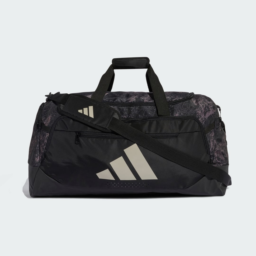 Thumbnail 2 de Adidas Bolsa de viaje mediana estampada Training Defender — negra