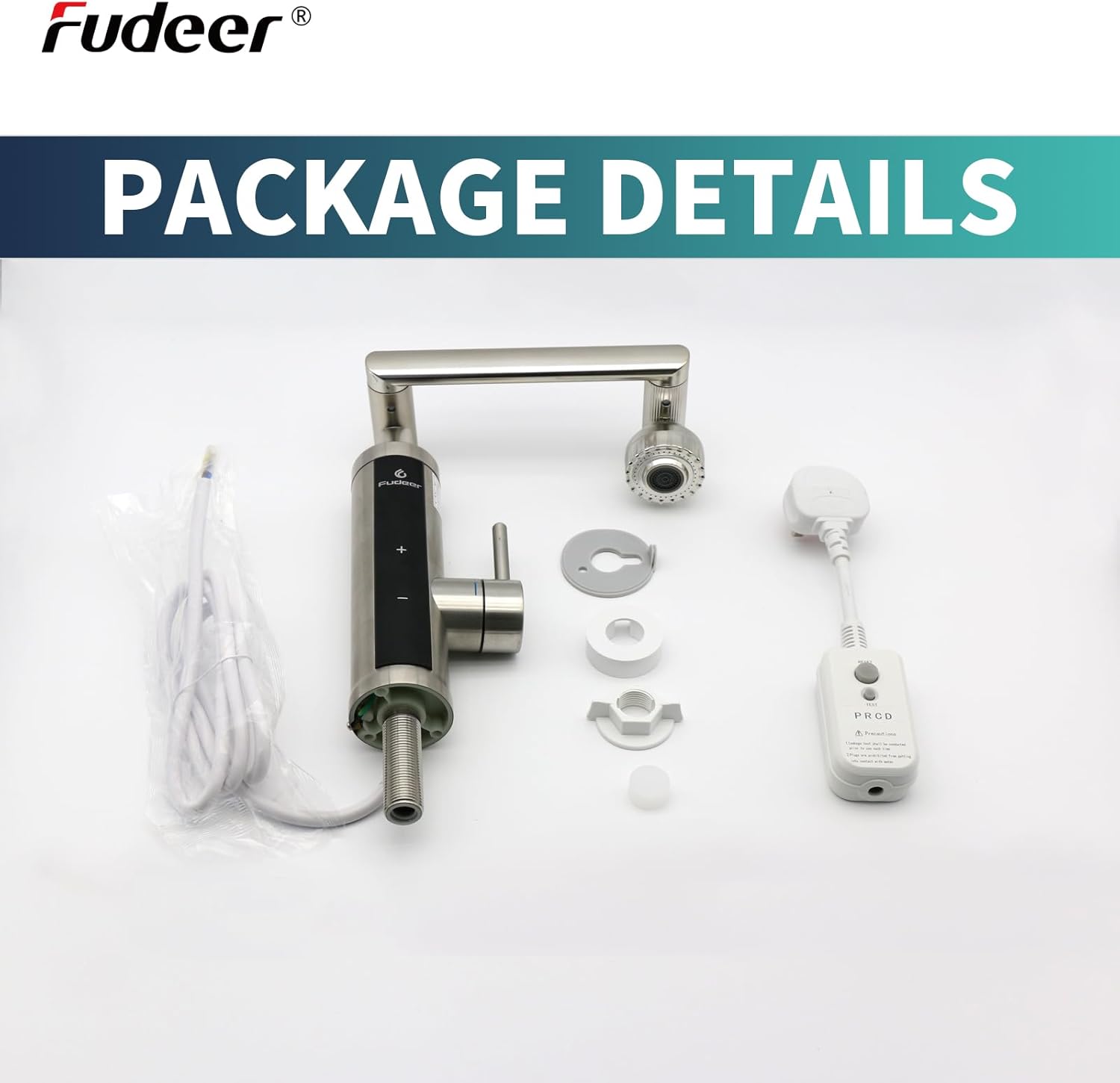 Thumbnail 6 de Fudeer 1080° Swivel Electric Hot Water Tap 3.3KW 🚰