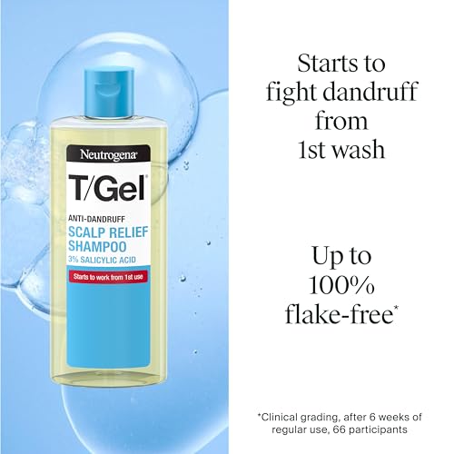 Thumbnail 1 de Neutrogena T/Gel Scalp Relief Anti-Dandruff Shampoo, 250ml, 3% Salicylic Acid