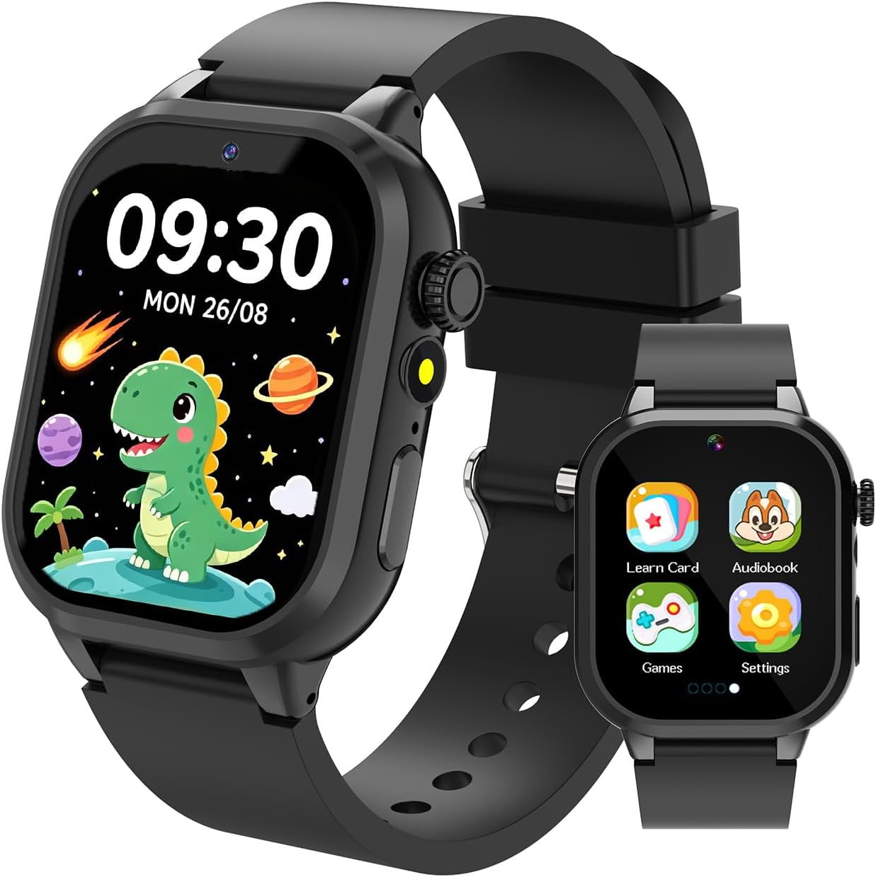 Detalle de ELEJAFE Kids Smart Watch: 32 Games, Habit Tracking, 3 Sports & Learn Cards