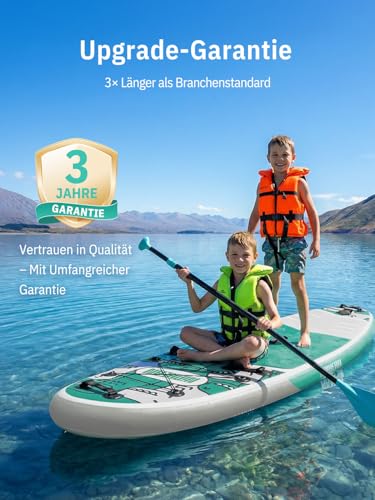 Detalle de Niphean Stand Up Paddling Board mit Sitz – KIND SUP-Set mit komplettem Zubehör