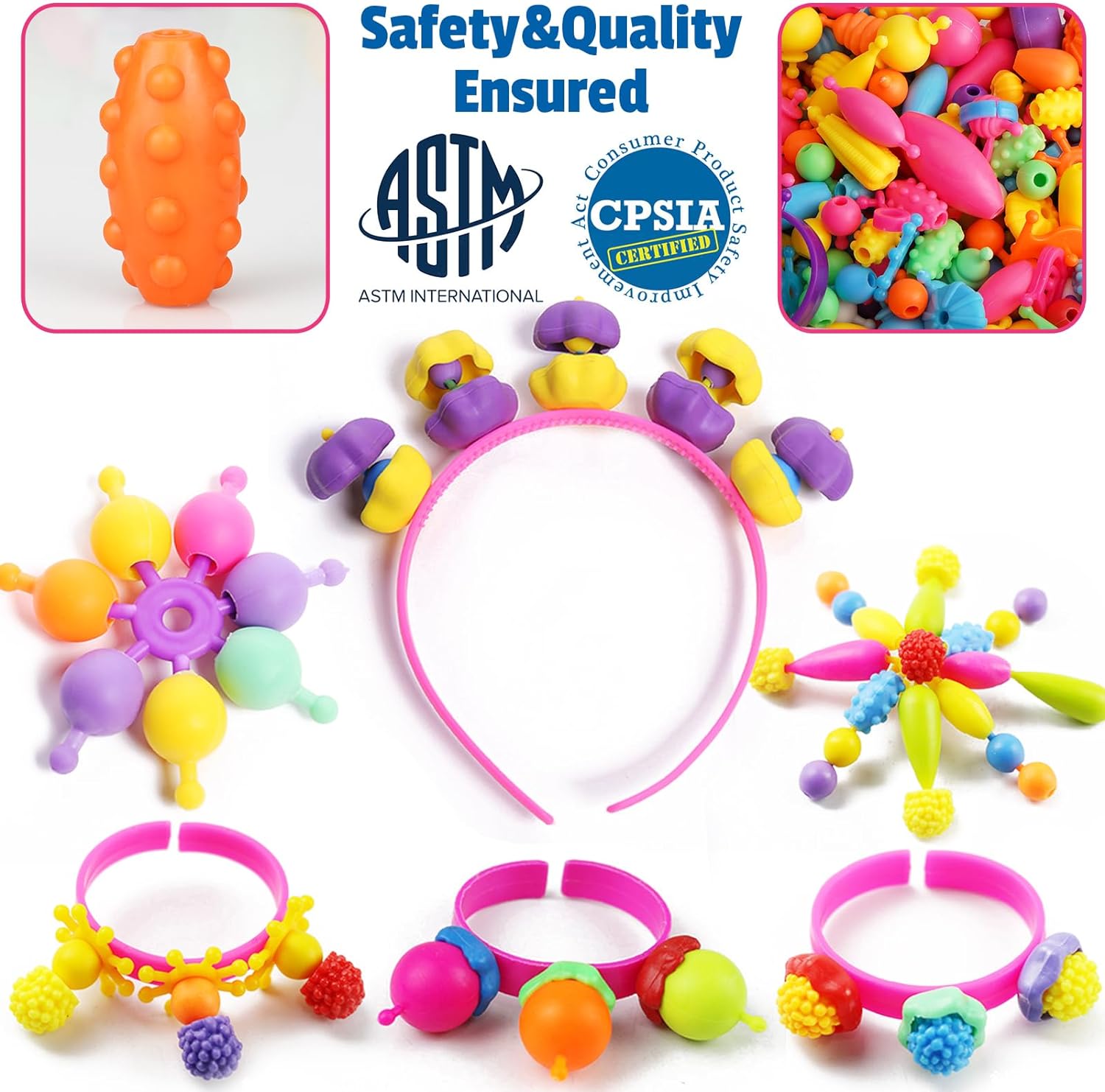 Thumbnail 4 de FunzBo Kids Jewelry Making Kit for Ages 3–8 🎨