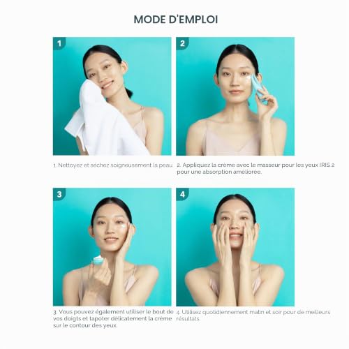 Detalle de FOREO Iris Vitamin C Eye Cream – Soin contour des yeux à la vitamine C et caféine, 15 ml