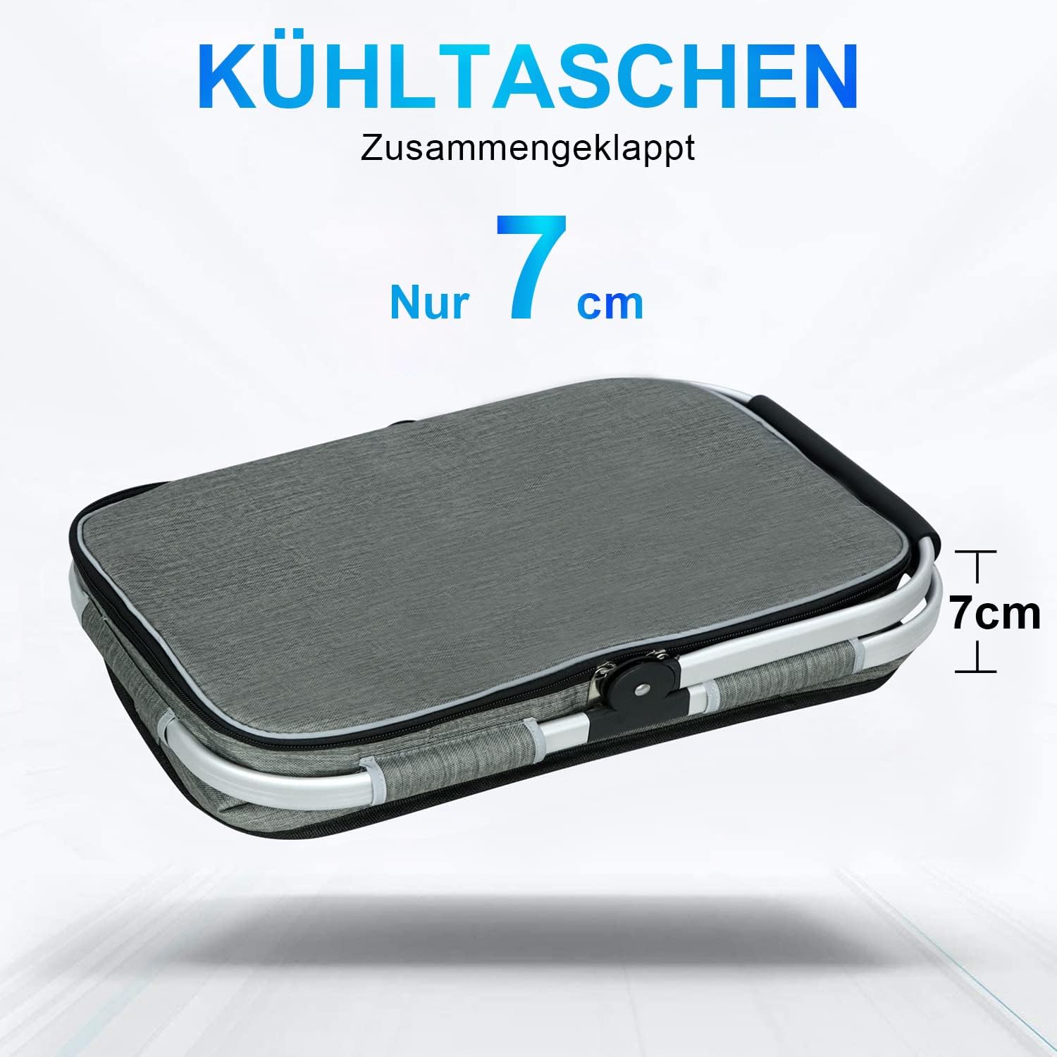 Detalle 2 de LIQINGG 35L Kühltasche Einkaufskorb