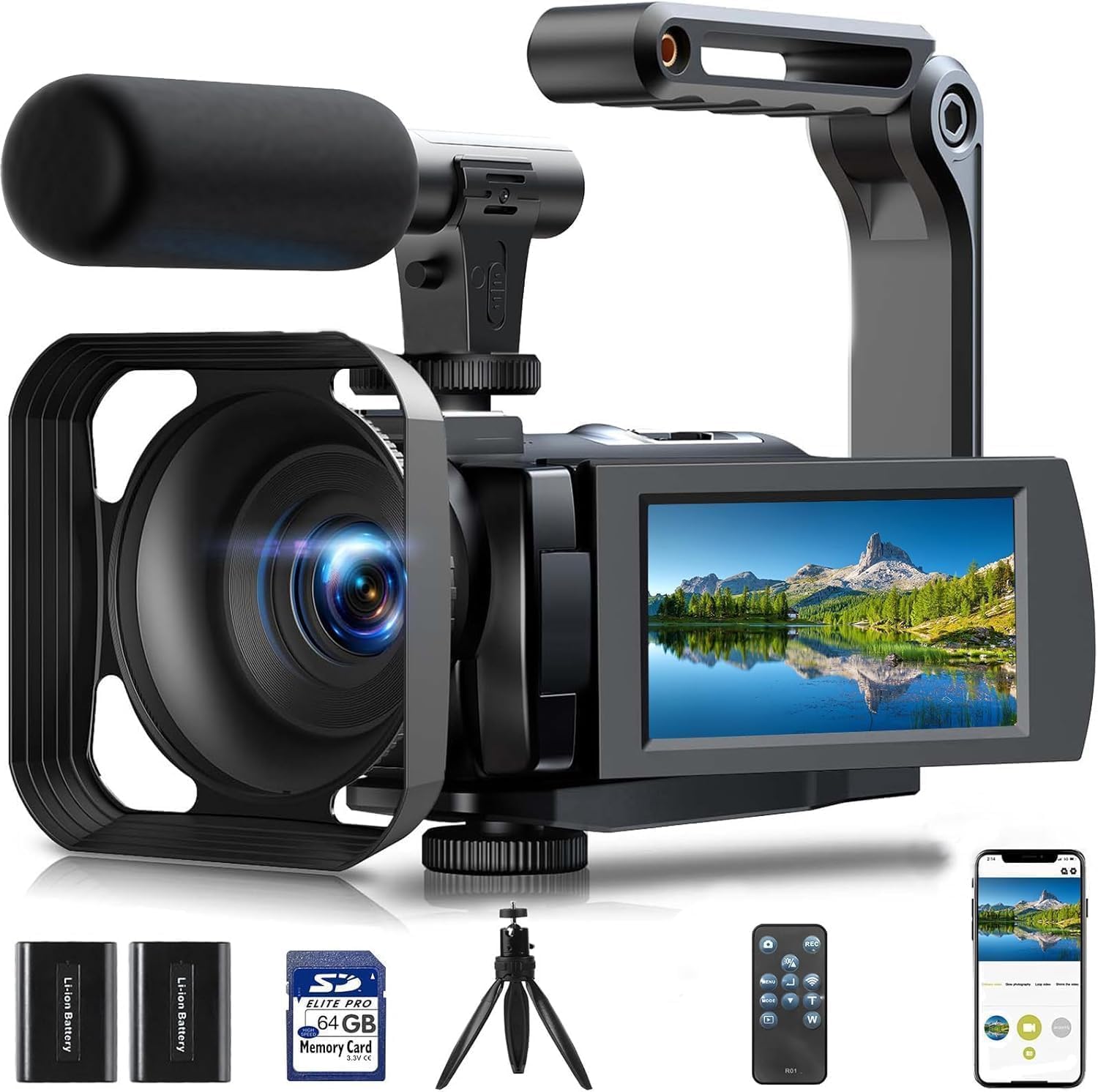 Detalle de Camcorder Video Camera 5K 16X Zoom