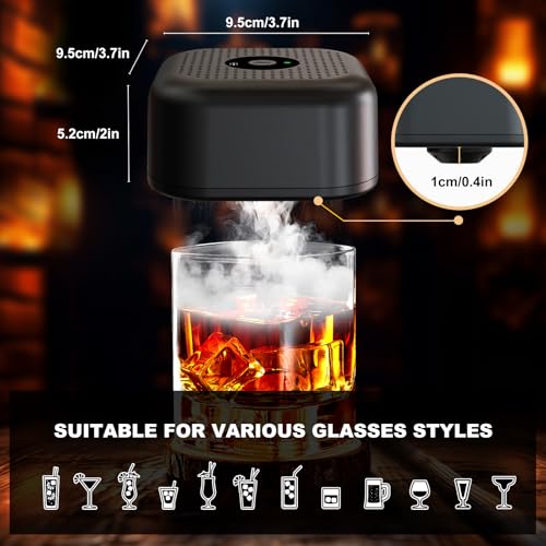 Detalle de Kit fumoir cocktail électrique 6 copeaux ⚙
