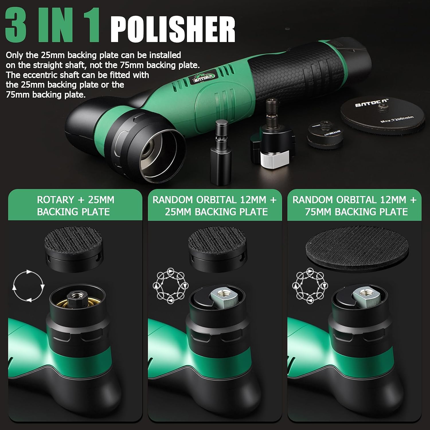 Thumbnail 4 de BATOCA S5 Cordless Mini Polisher 2000–5500RPM