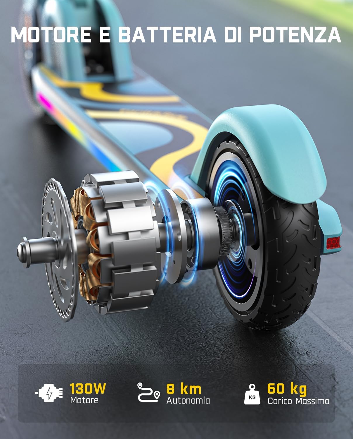 Thumbnail 6 de FanttikRide C9 Pro Monopattino Elettrico per Bambini 8 km