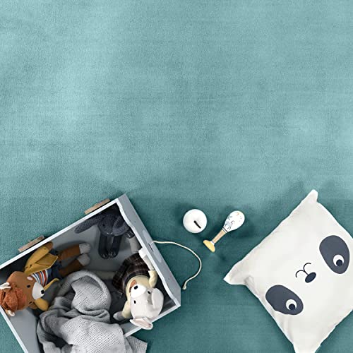 Detalle de Paco Home tapis chambre enfant bleu ⚙