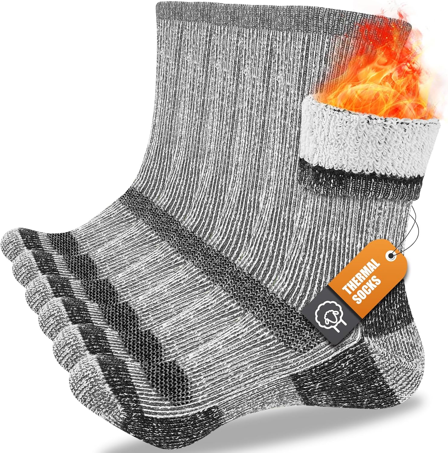 Detalle de SukModen Thermal Socks, 80% Merino Wool