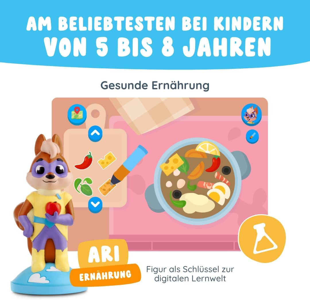 Detalle de Edurino Figur Ari – Gesundes Essen lernen ab 4 Jahren inkl. App