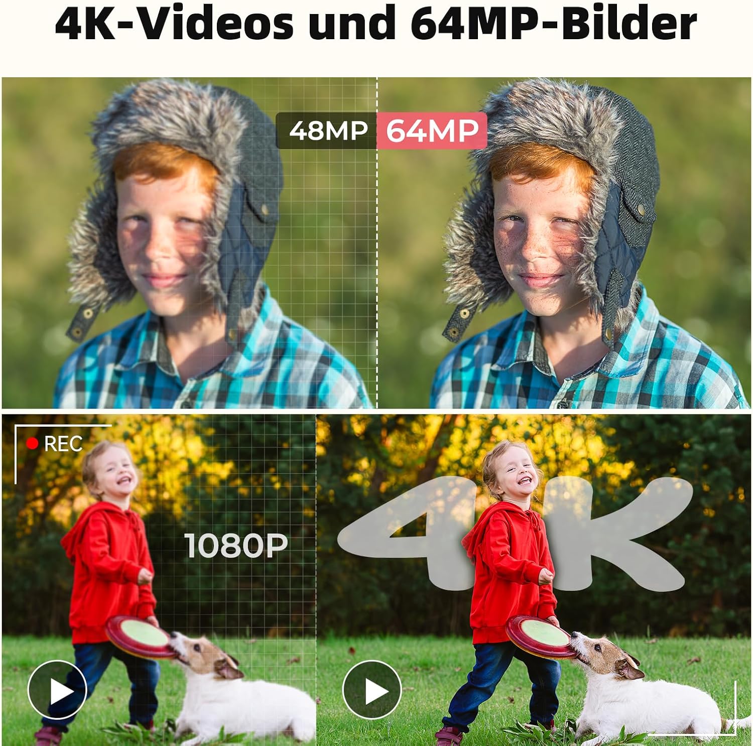 Detalle 2 de Digitalkamera 64MP Vlogging 4K
