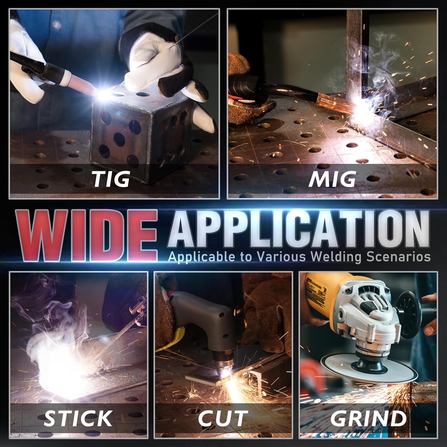 Thumbnail 5 de YESWELDER LYG-Q800D Auto Darkening 180° ⛑️