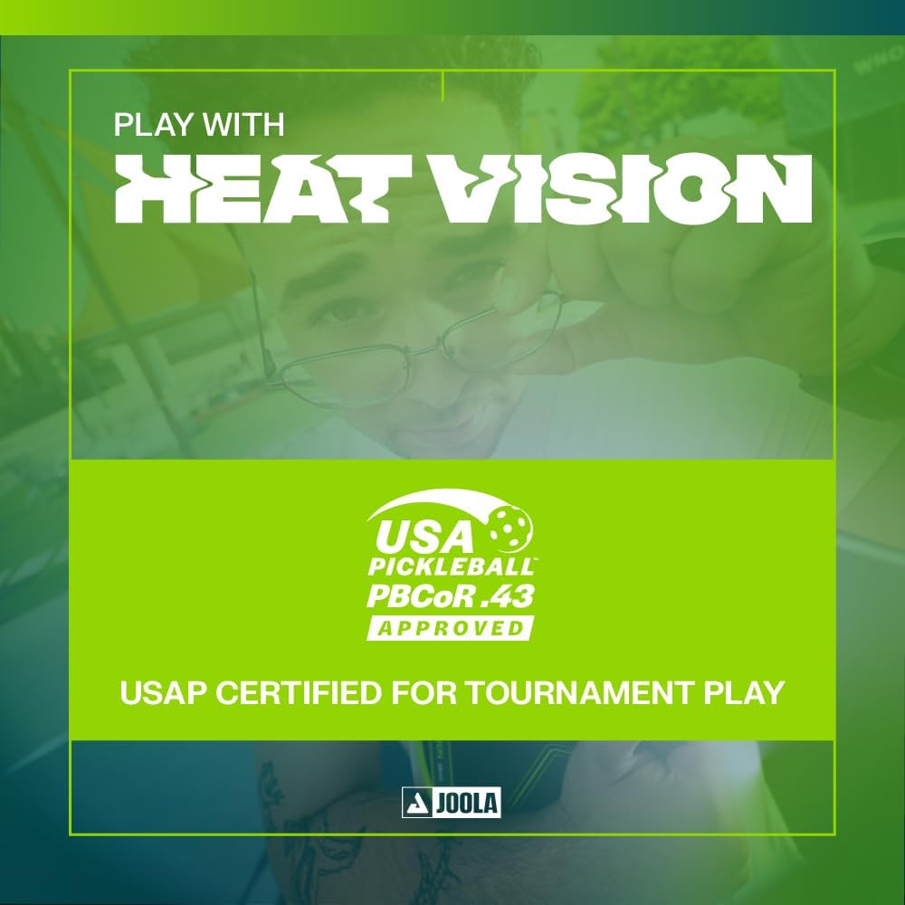 Detalle de JOOLA Vision/Double Vision: pagaia da pickleball con pellicola SK e approvazione USAP