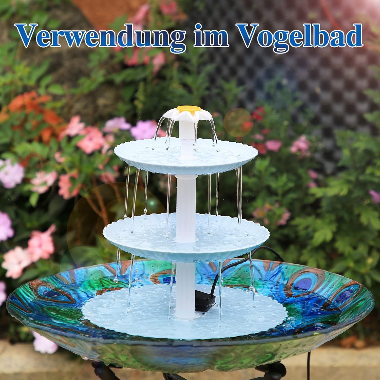 Thumbnail 3 de AISITIN DIY Solarbrunnen 3 Stufen 3,5 W