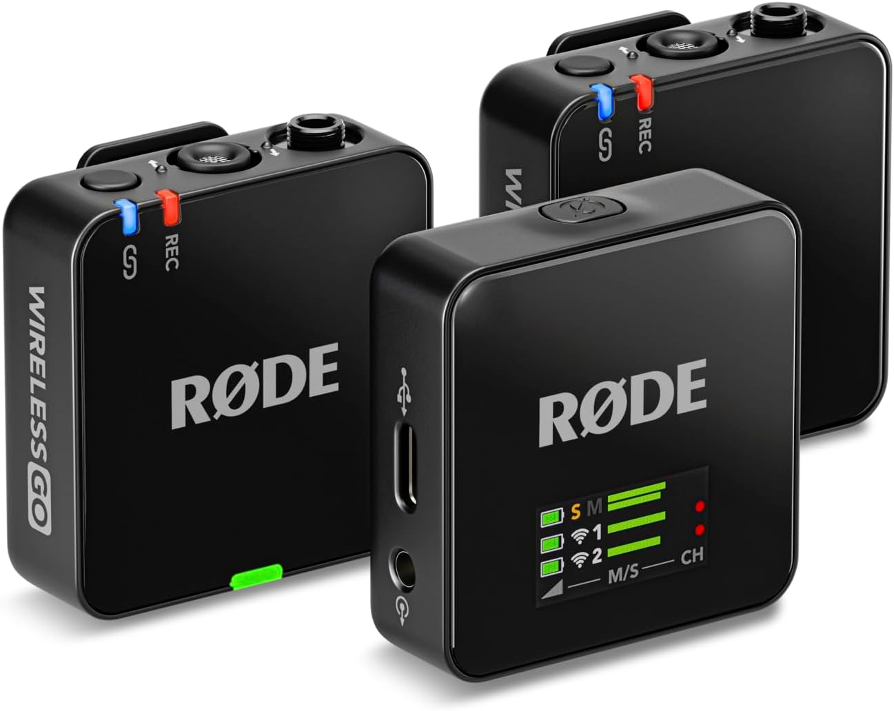 Detalle de RØDE Wireless GO Gen 3 – Kompaktes kabelloses Mikrofon-System für Kamera, Smartphone und Computer