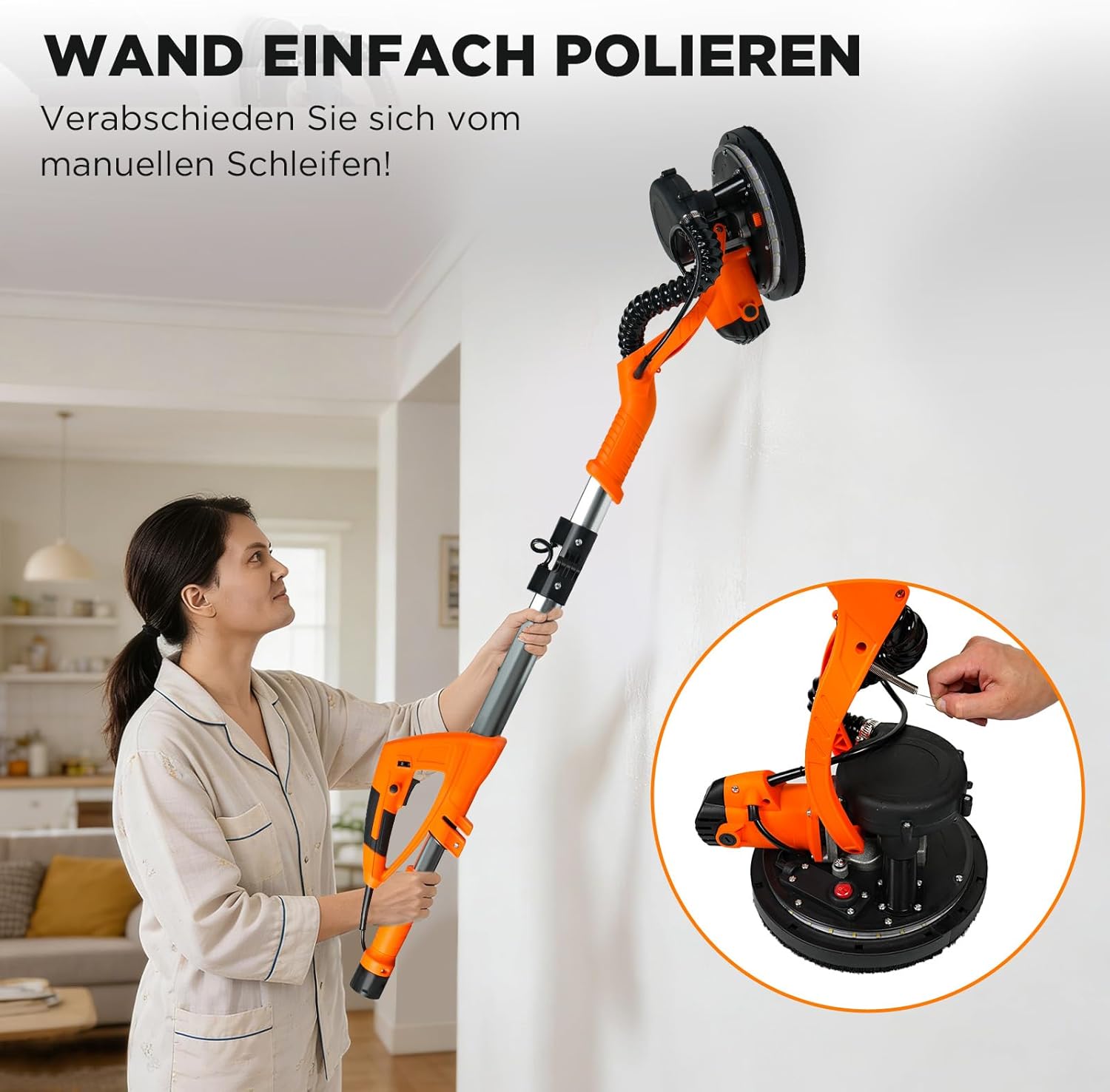 Thumbnail 3 de XDOVET ponceuse murale 750 W 225 mm