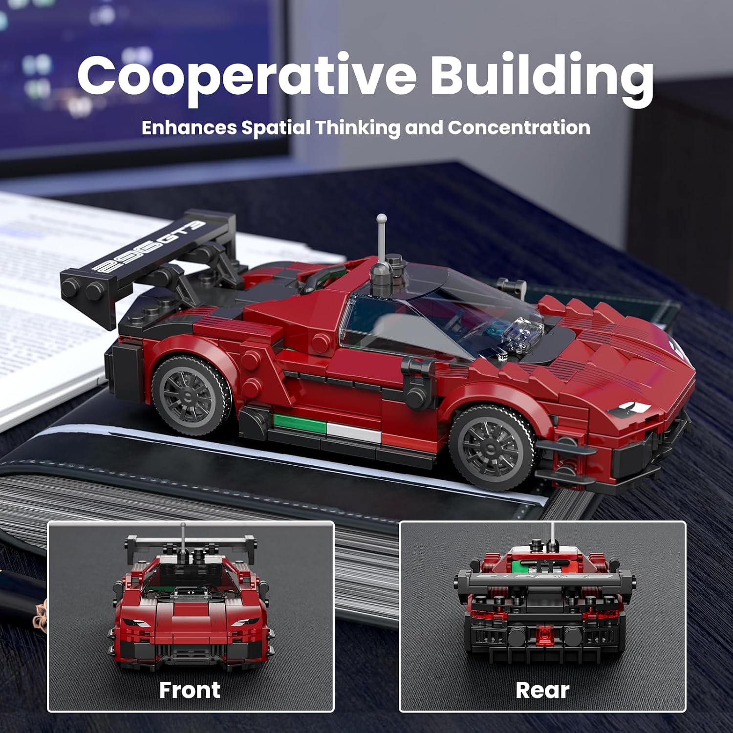 Thumbnail 4 de Mould King 27087 Speed Champion Rennwagen 416 Teile