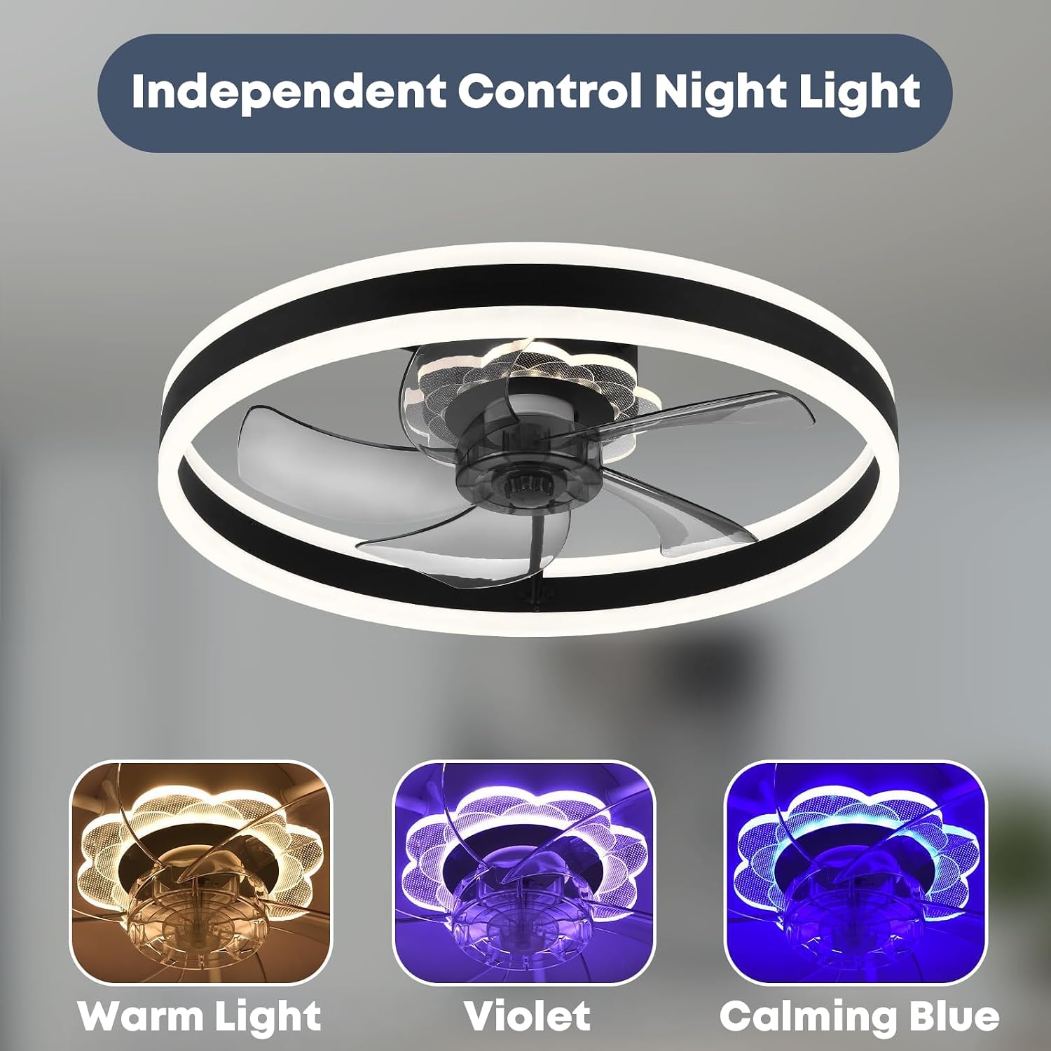 Detalle 2 de Fszdorj 20-inch Ceiling Fan