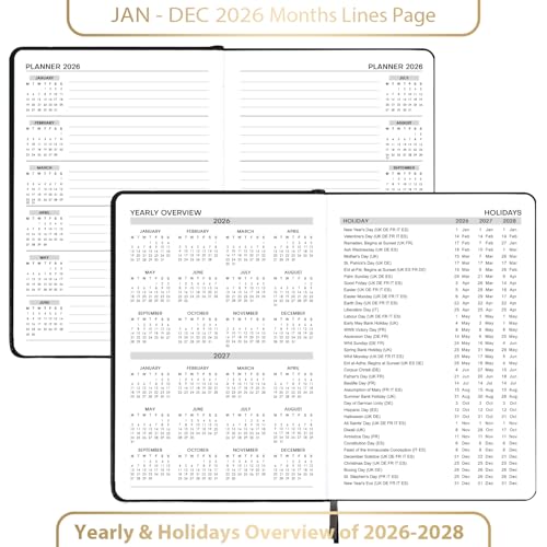 Detalle de Indeme Diary 2026 A5 day‑per‑page planner 📔