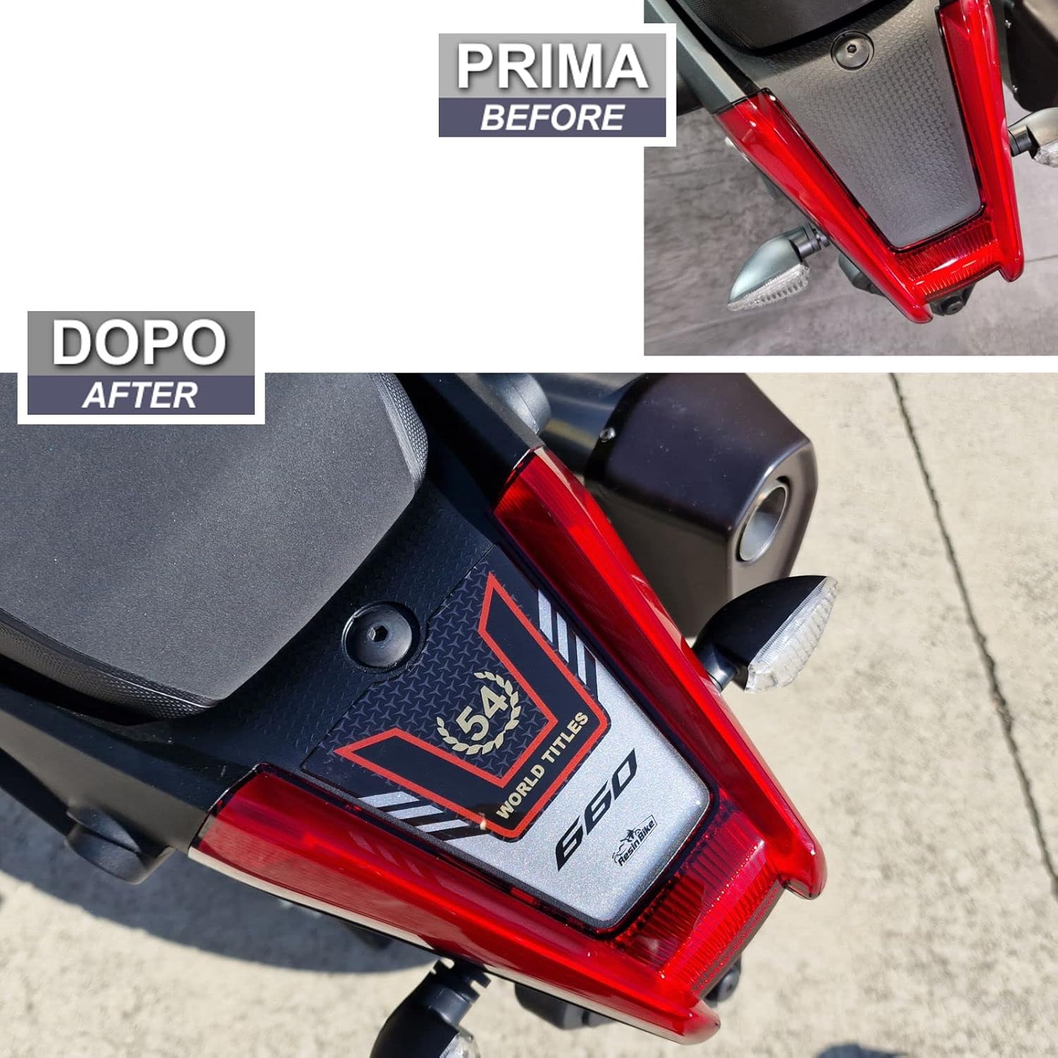 Detalle 1 de Resin Bike Tuareg 660 3D Stickers