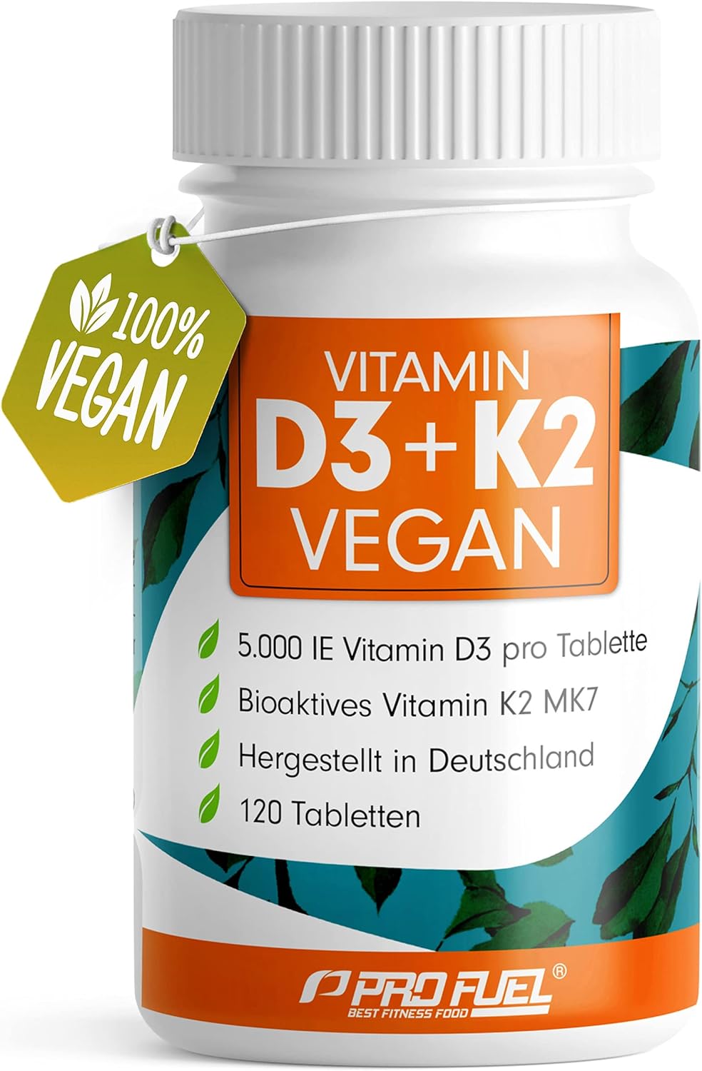 Detalle de Vitamin D3 K2 VEGAN 120 Tabletten ⚡