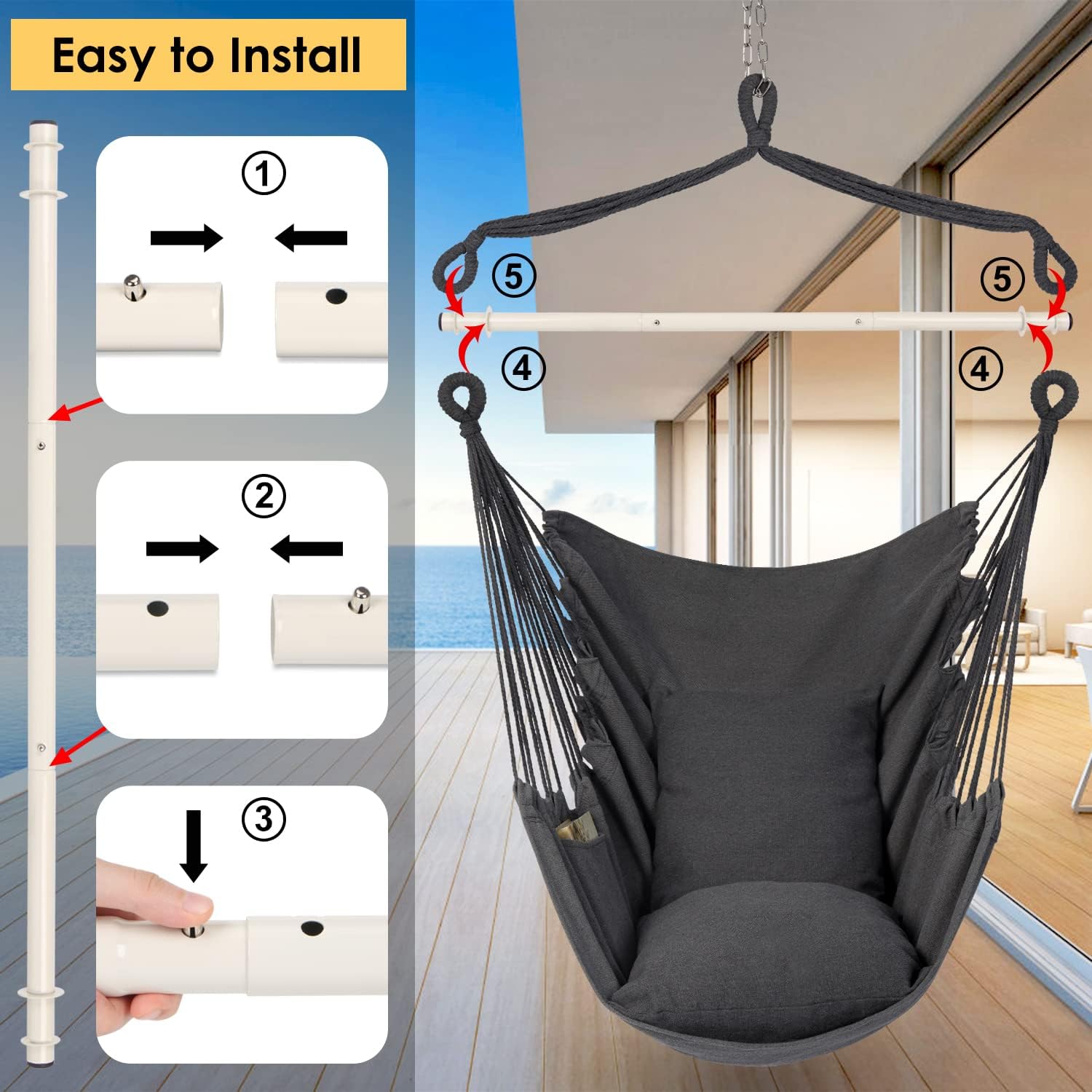 Detalle 2 de Y- STOP Hammock Chair 500 lbs