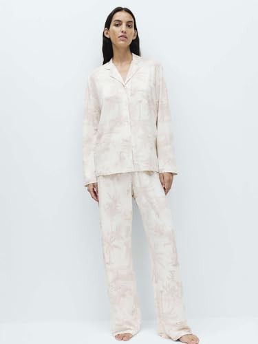 Thumbnail 2 de Marks & Spencer Ensemble Pyjama à Revers avec imprimé, Toucher Doux M