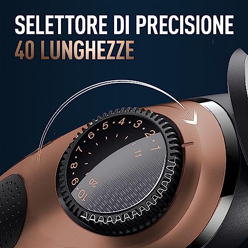 Detalle de King C. Gillette Rasoio Elettrico Barba Pro: precisione e versatilità per lo stile maschile
