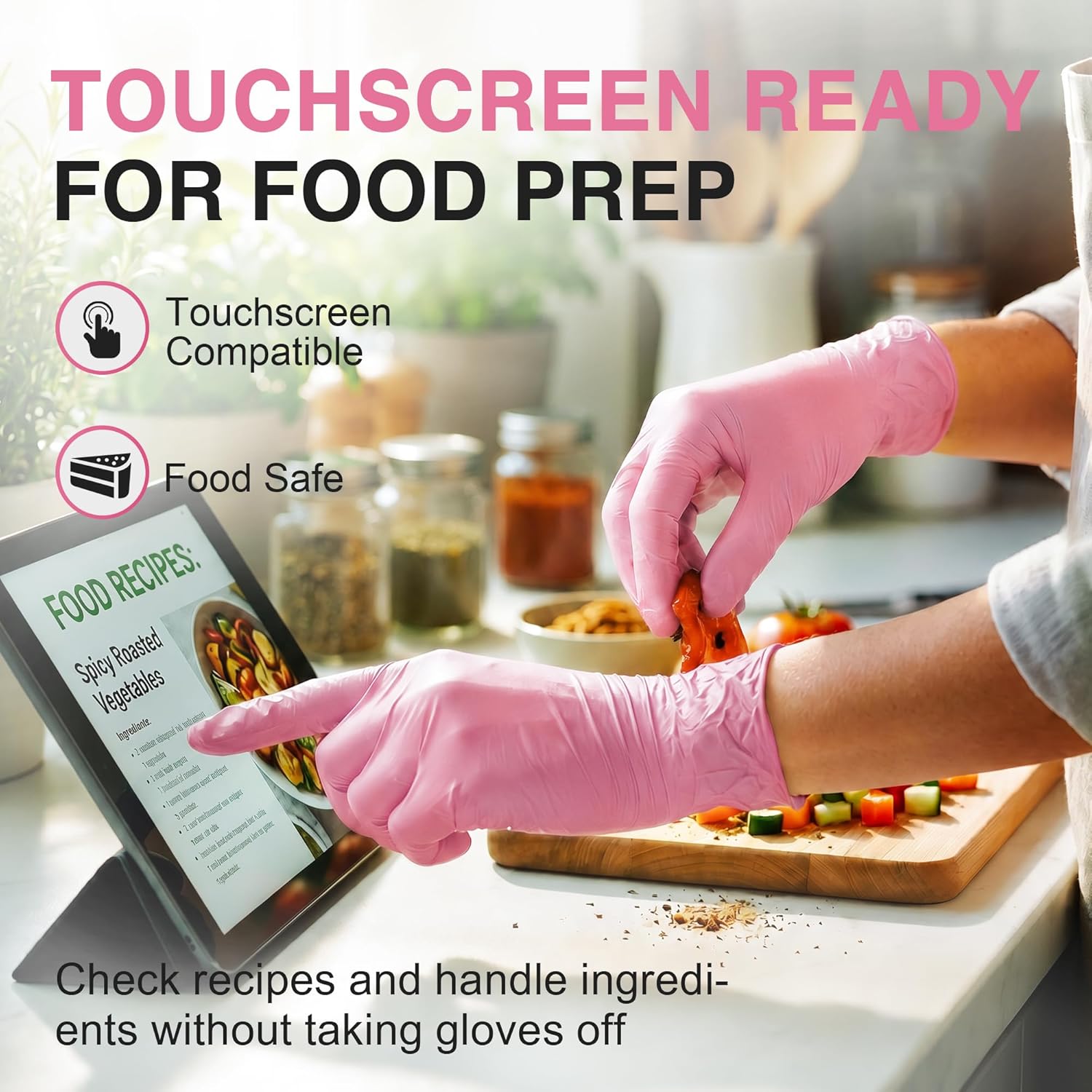 Thumbnail 3 de Schneider Nitrile Exam Gloves: 4-mil, Latex-Free, Powder-Free, Food Safe