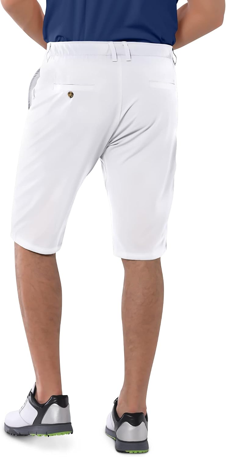 Detalle de 33,000ft Men's Golf Shorts Dry Fit, 11" Lightweight Quick Dry Bermuda Shorts