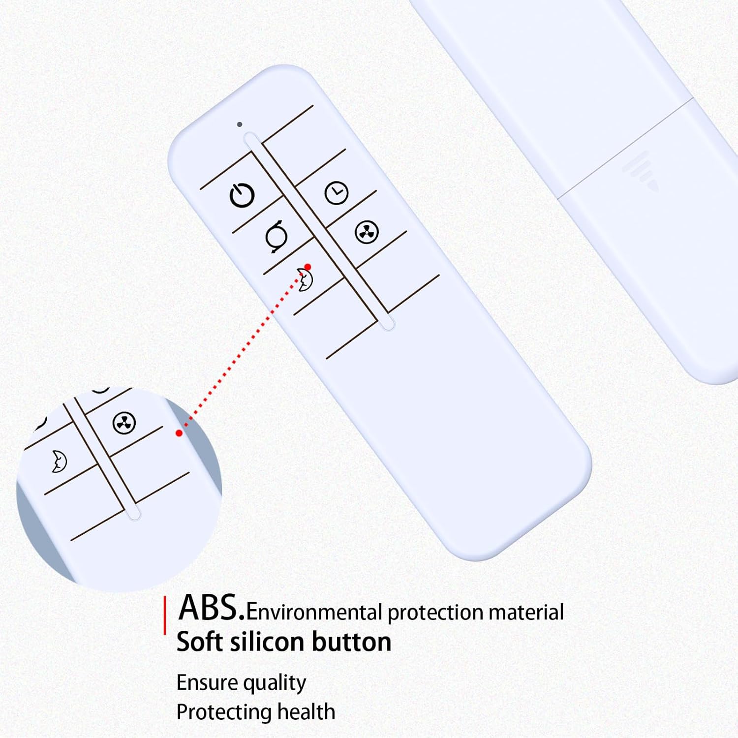 Detalle 2 de TCNOUMT Replacement Remote Control for Lasko Oscillating Pedestal Fan (2033651, 2535)